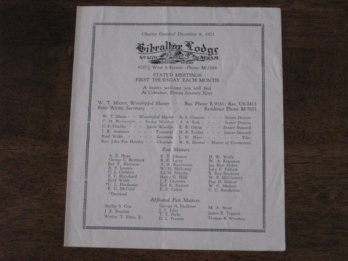 Gibraltar lodge dallas - gibraltar,